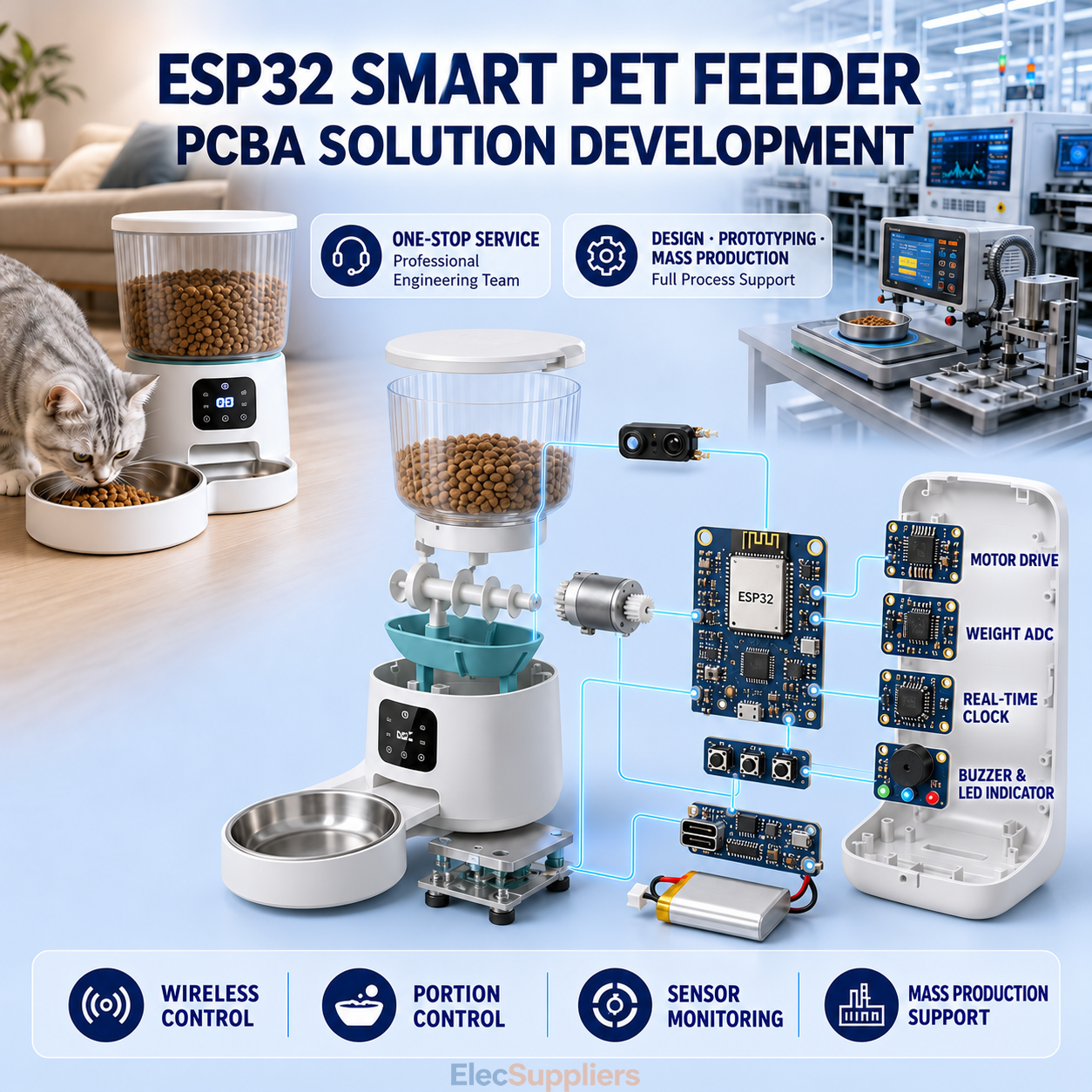 Custom Pet Dryer Control Board PCBA | OEM/ODM Manufacturing 4