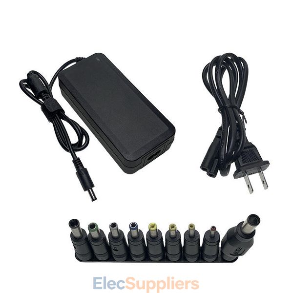 120W Universal AC DC Power Adapter 12V-24V Adjustable 5A Multi-Plug Power Supply