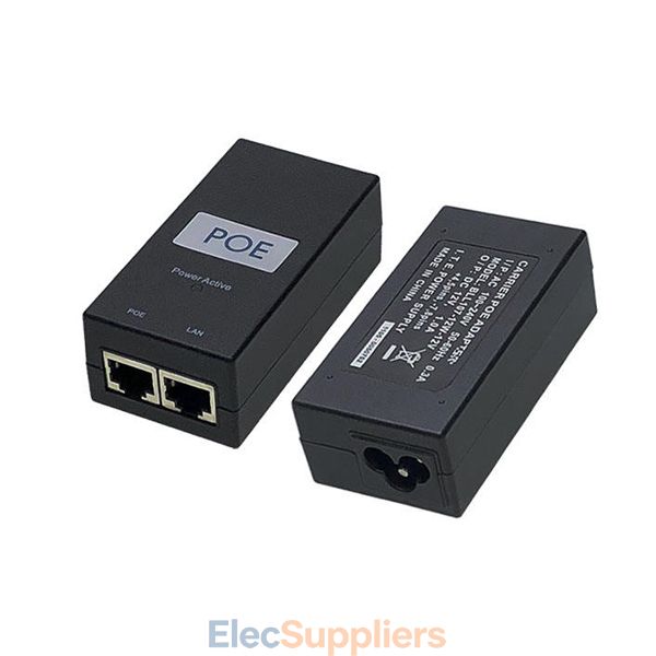 24V 1A PoE Injector 24W AC DC Power Adapter for IP Camera and Wireless AP