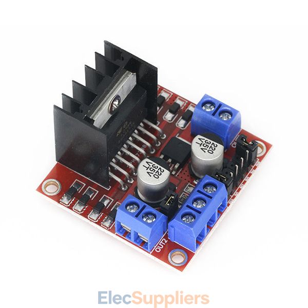 L298N 2A Dual H Bridge DC Motor Driver Module for Arduino Robotics