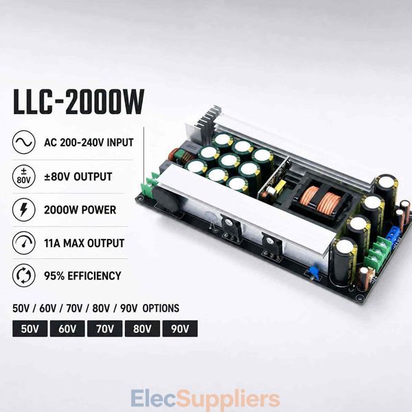 2000W LLC AC DC Power Supply Module for Digital Audio Amplifiers 2