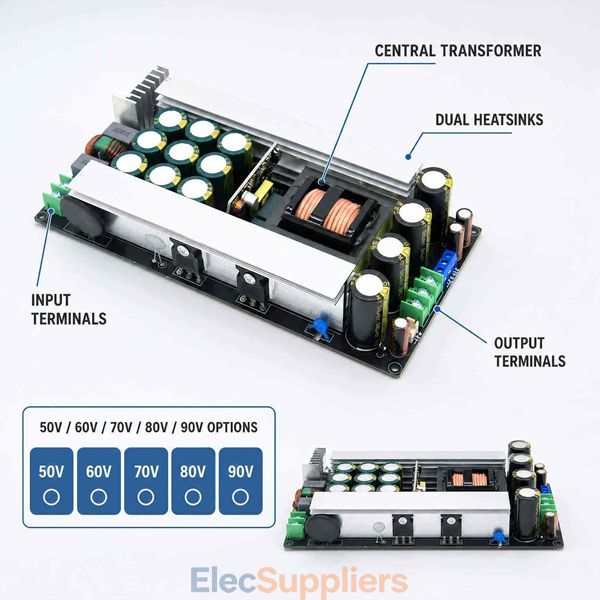 2000W LLC AC DC Power Supply Module for Digital Audio Amplifiers 3