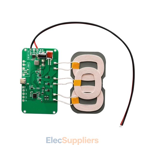20W High Power Wireless Charger Module Three-Coil Transmitter PCBA 2