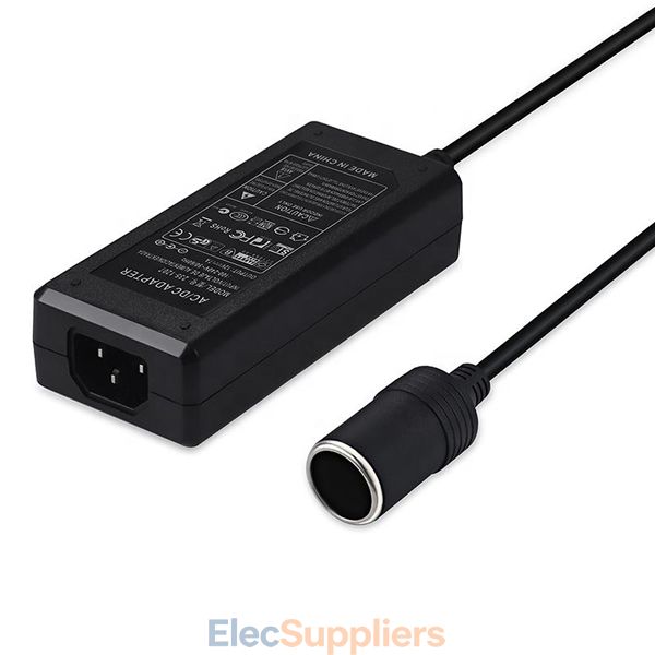 12V 7A 84W Car Cigarette Lighter Power Adapter AC DC Converter