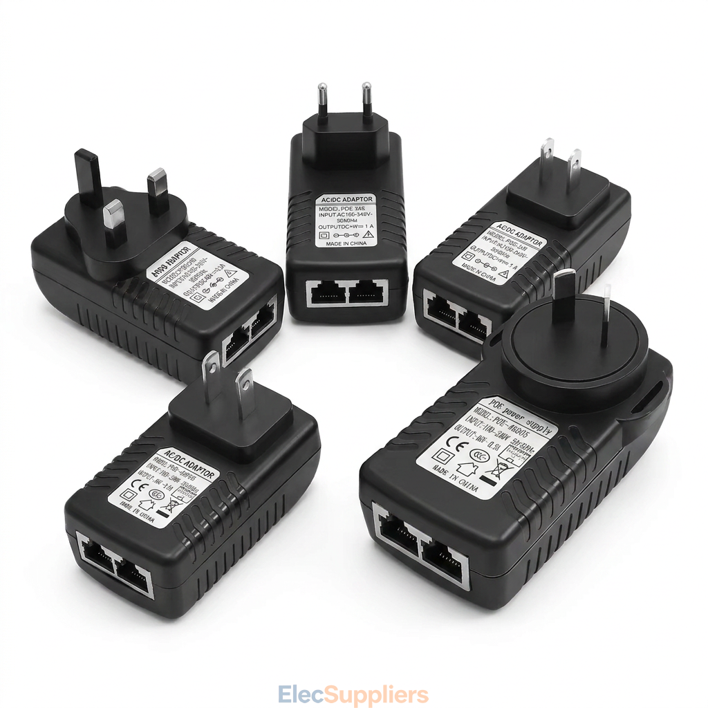 48V 0.5A 24W PoE Injector Power over Ethernet Adapter